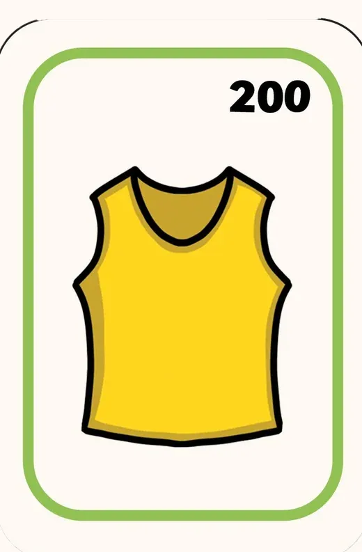 Yellow tank top, 200