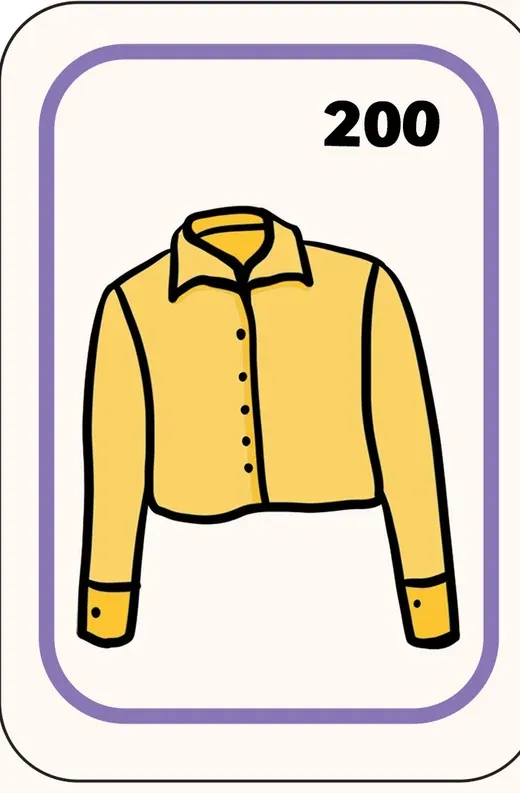 Yellow cropped jacket, 200