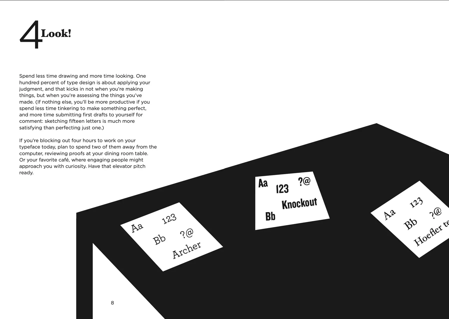 Spread four, Look!